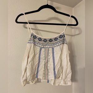 Urban Outfitters Ecote Embroidered Tank